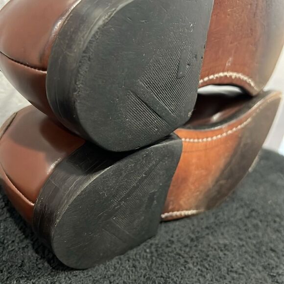 ?? ALLEN EDMONDS Fifth Avenue Cap-Toe Oxford Dress Shoe Size 9.5 C - EXCELLENT main image 5
